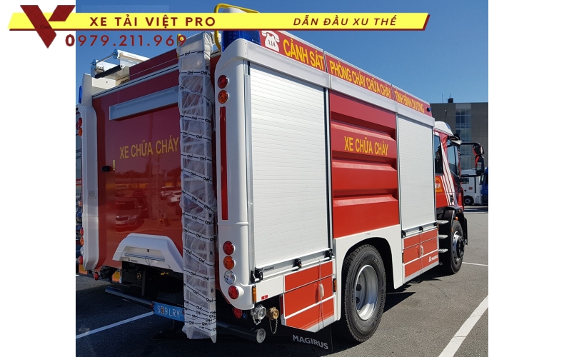 Xe Chữa Cháy Inveco Nước 5000 Lít Nước