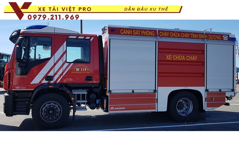 Xe Chữa Cháy Inveco Nước 5000 Lít Nước