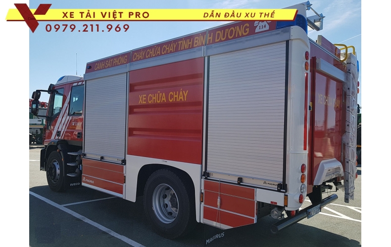 Xe Chữa Cháy Inveco Nước 5000 Lít Nước