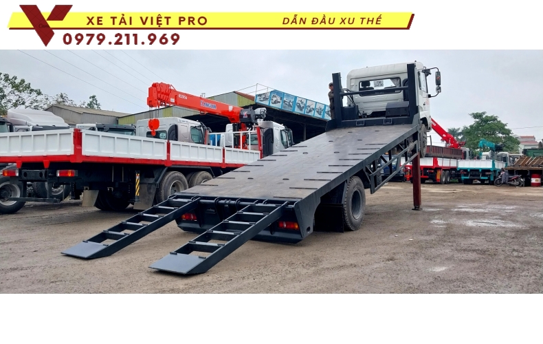 Xe tải Dongfeng 2 chân nâng đầu giá bao nhiêu?