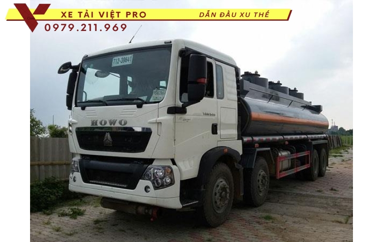 Xe Howo téc chở xăng dầu 23 khối Đặc điểm và đánh giá