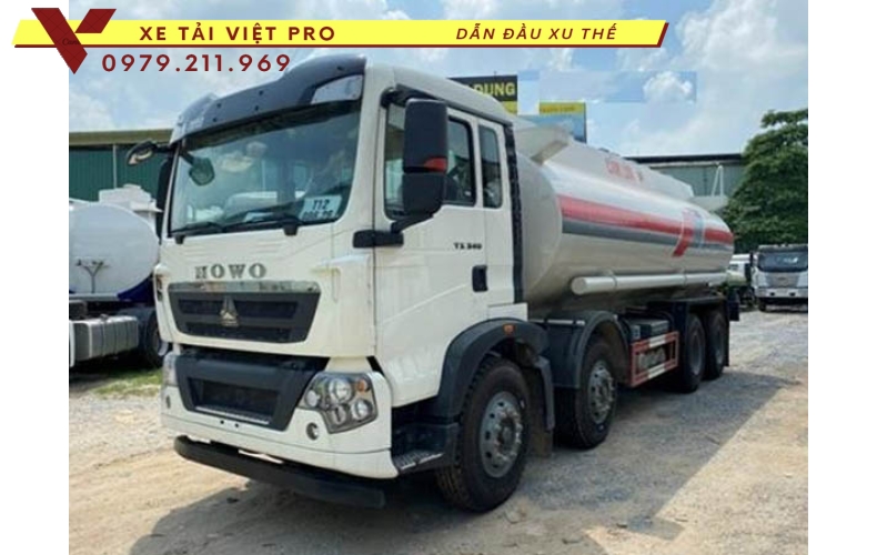 Xe Howo téc chở xăng dầu 23 khối Đặc điểm và đánh giá