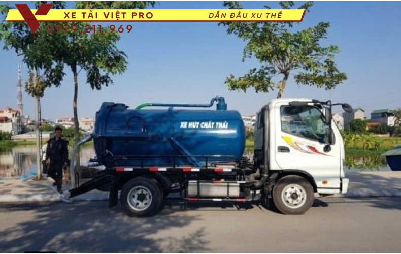Giá Xe hút chất thải 5 khối Ollin 700C mới nhất hiện nay