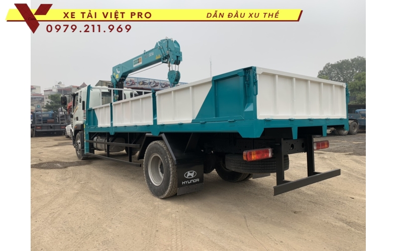 Xe tải Auman C160 gắn cẩu Unic 5 tấn mạnh mẽ linh hoạt