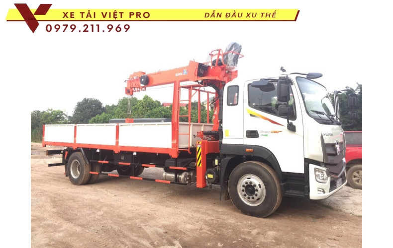 Xe tải Auman C160 gắn cẩu Kangim 5T