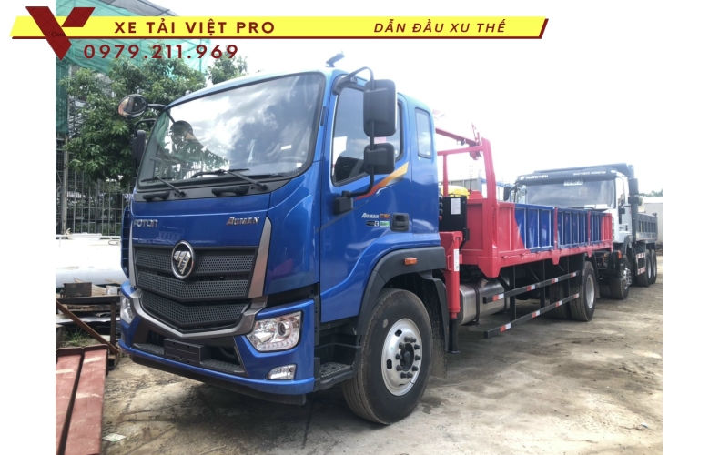 Auman C160 gắn cẩu Unic 5 tấn 4 đốt