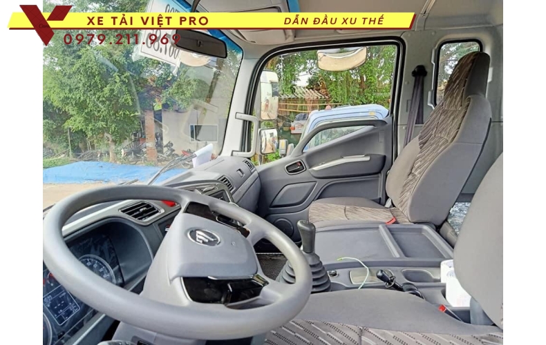 Xe tải Auman C160 nâng đầu chở máy công trình giá bao nhiêu?