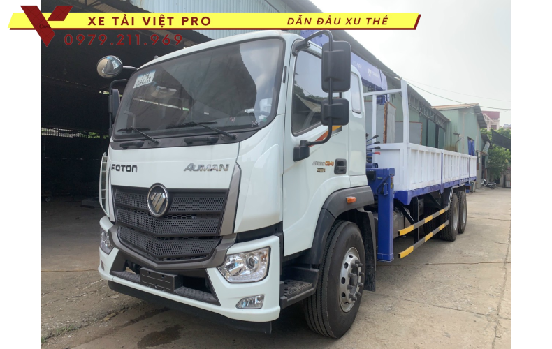 Auman C240 gắn cẩu Tadano 5 tấn đánh giá xe