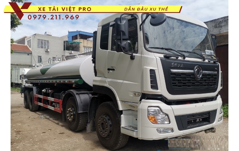 Xe tải dongfeng 4 chân téc chở nước 17 khối - Đánh giá xe