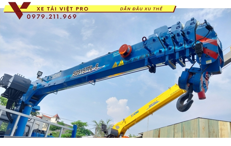 Xe tải Dongfeng 2c gắn cẩu XCMG 5 tấn đầu tư vừa phải - ứng dụng rộng rãi