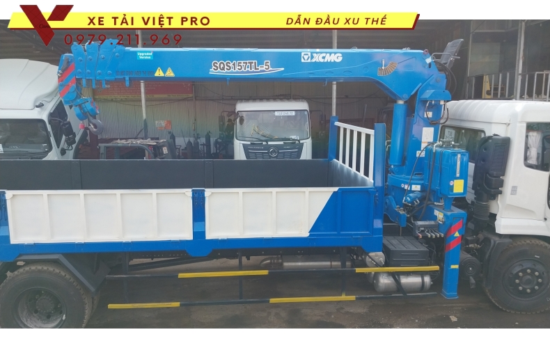 Xe tải Dongfeng 2c gắn cẩu XCMG 5 tấn đầu tư vừa phải - ứng dụng rộng rãi