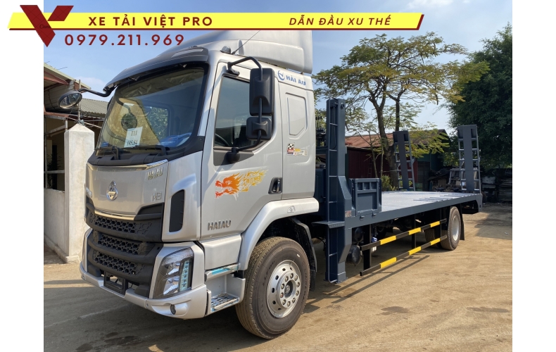 Xe chenglong 2 chân chở xe máy chuyên dùng