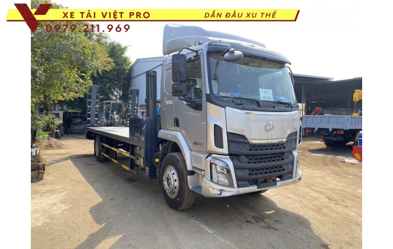 Xe chenglong 2 chân chở xe máy chuyên dùng