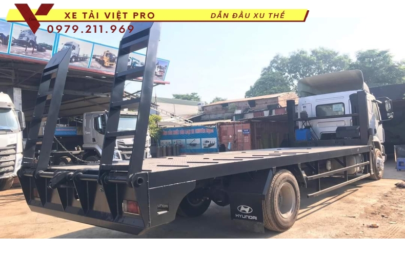 Xe chenglong 2 chân chở xe máy chuyên dùng