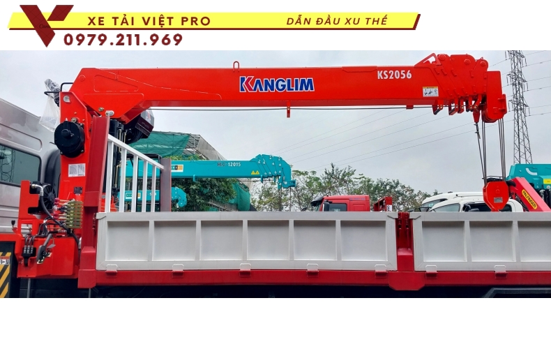Xe tải Chenglong 3 chân gắn cẩu Kanglim 8T - Báo giá và thông số kỹ thuật