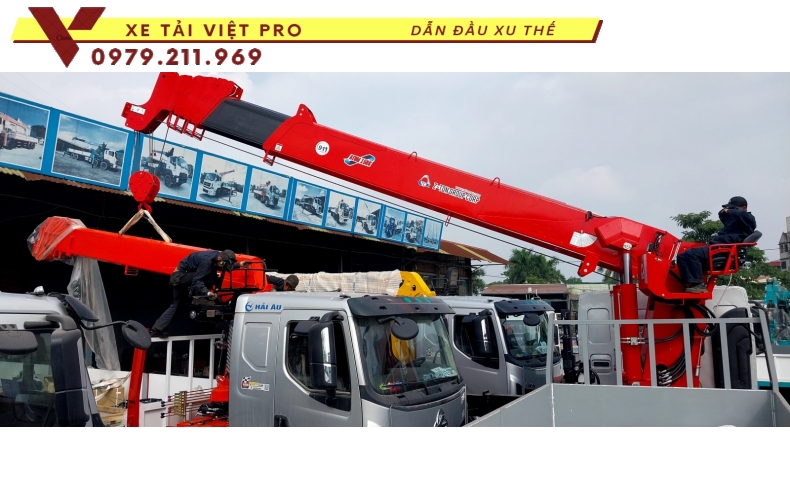 Xe tải Chenglong gắn cẩu Atom 15 tấn, Thông số và báo giá