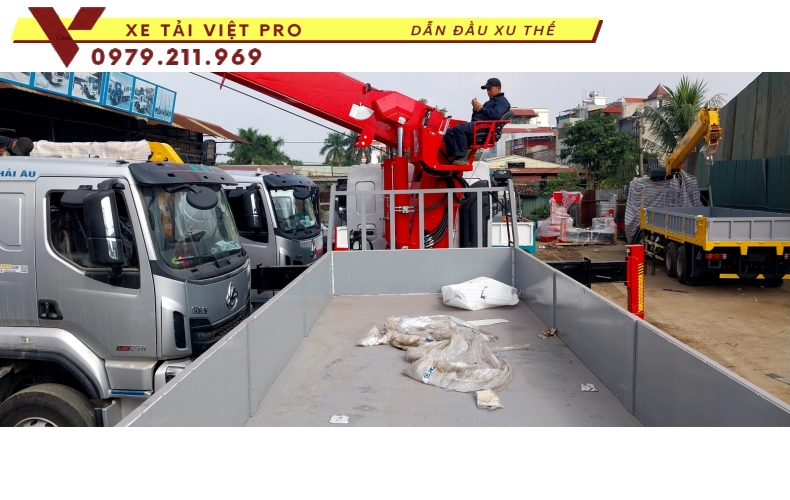 Xe tải Chenglong gắn cẩu Atom 15 tấn, Thông số và báo giá