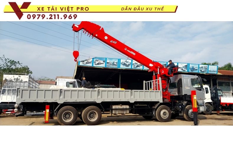 Xe tải Chenglong gắn cẩu Atom 15 tấn, Thông số và báo giá