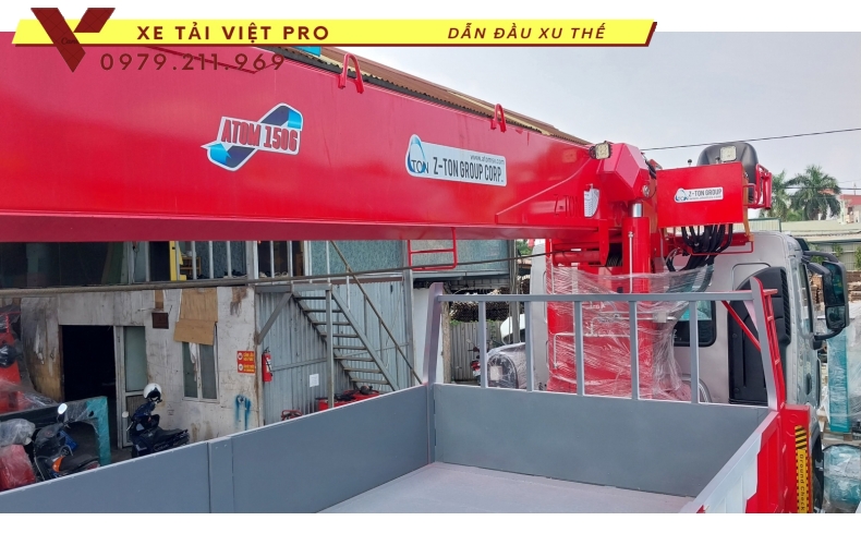 Xe tải Chenglong gắn cẩu Atom 15 tấn, Thông số và báo giá