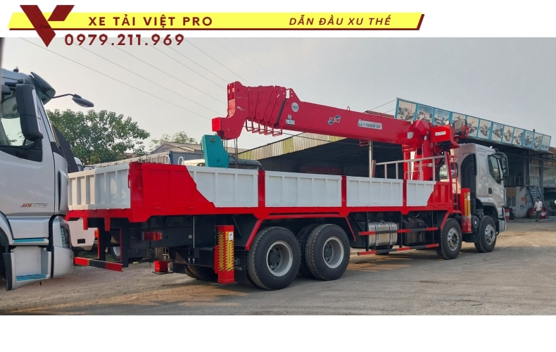Xe tải Chenglong gắn cẩu Atom 15 tấn, Thông số và báo giá