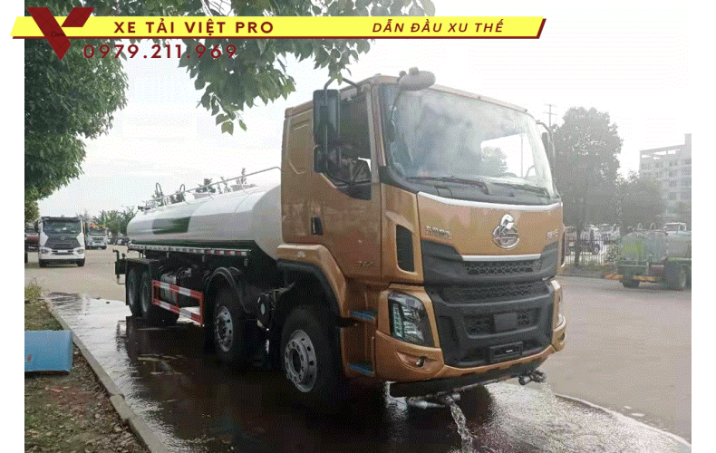 Giá xe Chenglong 4 chân téc nước mới nhất