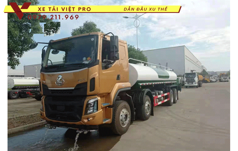 Giá xe Chenglong 4 chân téc nước mới nhất