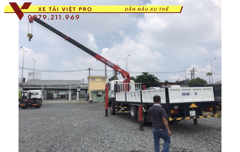 Xe tải Deawoo gắn cẩu Unic 5 tấn Thông số kỹ thuật