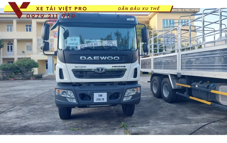 Xe tải Deawoo gắn cẩu Unic 5 tấn Thông số kỹ thuật