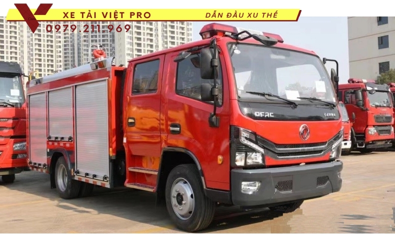 Báo giá xe cứu hỏa Dongfeng 5 khối
