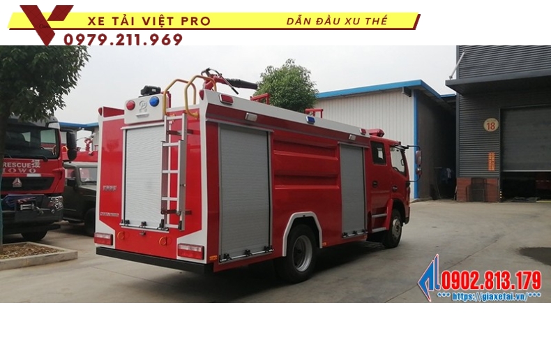 Xe chữa cháy Dongfeng 200 lít nước 1000 lít bọt