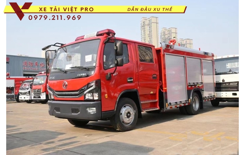 Xe chữa cháy Dongfeng 200 lít nước 1000 lít bọt