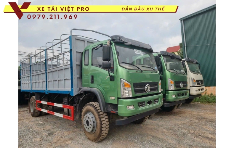 Xe Dongfeng 2 cầu 7 tấn tải thùng mui bạt - Báo giá mới nhất