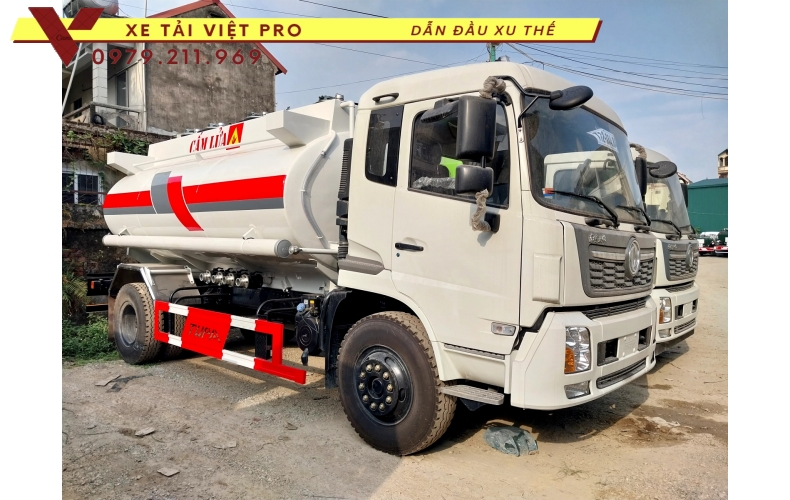 Xe tải Dongfeng 2 chân téc chở xăng dầu có giá bao nhiêu?