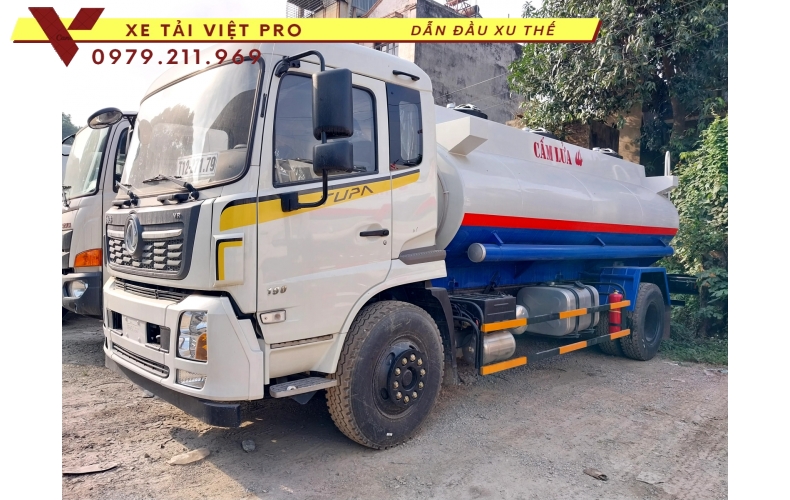 Xe tải Dongfeng 2 chân téc chở xăng dầu có giá bao nhiêu?