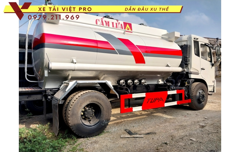 Xe tải Dongfeng 2 chân téc chở xăng dầu có giá bao nhiêu?