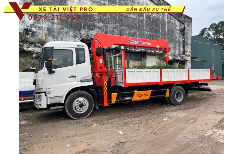 Dongfeng 200hp Gắn Cẩu Kanglim 1256GII