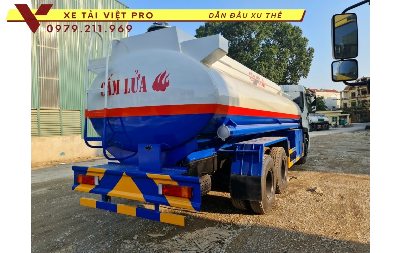 Thông số kỹ thuật xe tải Dongfeng 3 chân téc chở xăng dầu