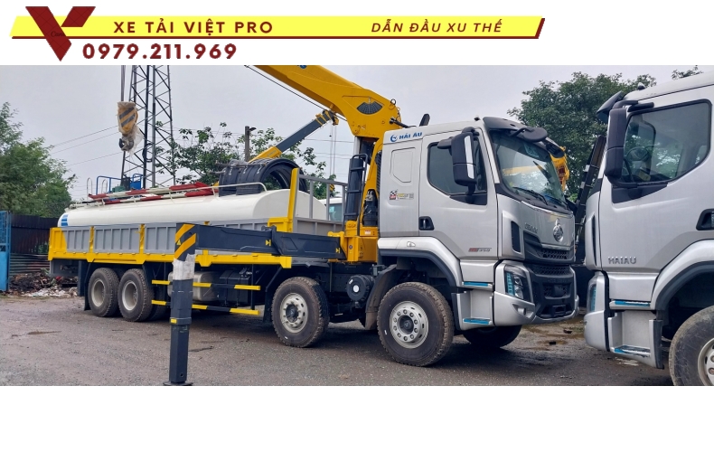 Dongfeng 3c gắn cẩu XCMG 8 tấn báo giá xe mới nhất tại Đông Anh - Hà Nội