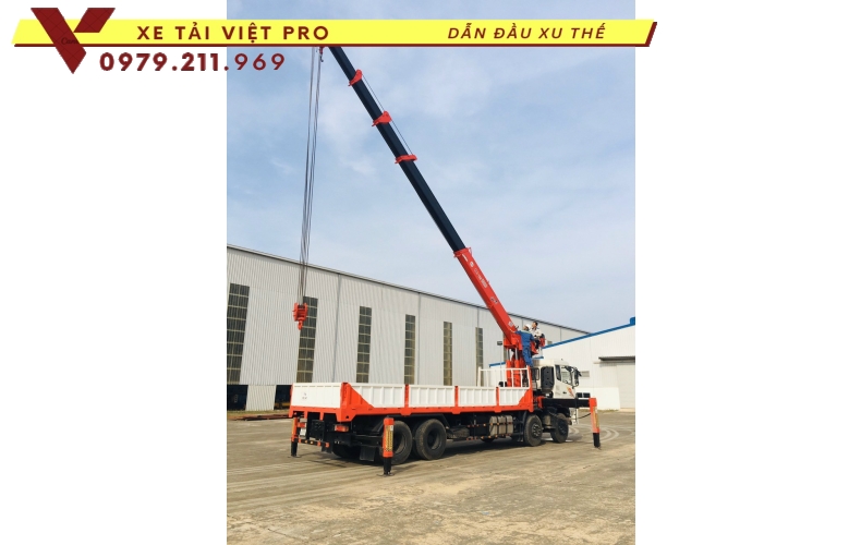 Đánh giá Xe tải Dongfeng 4 chân gắn cẩu Atom 12 tấn sẽ như thế nào???