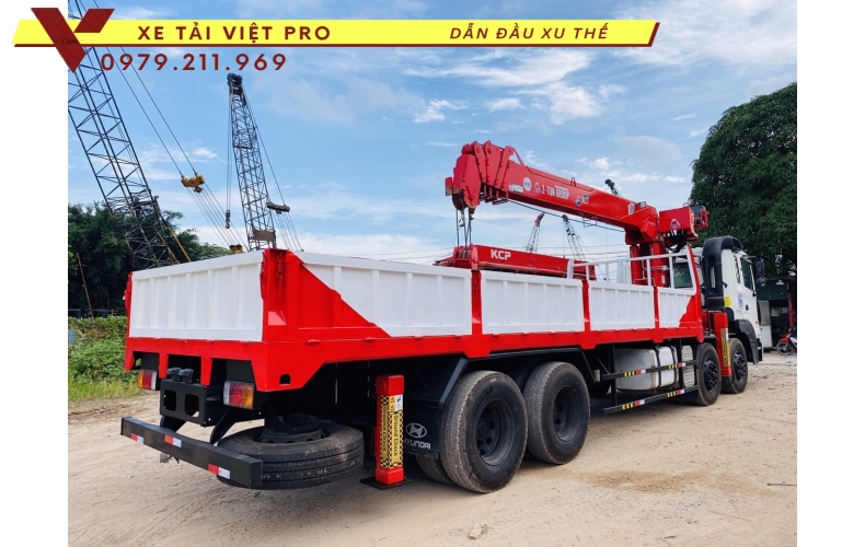 Đánh giá Xe tải Dongfeng 4 chân gắn cẩu Atom 12 tấn sẽ như thế nào???