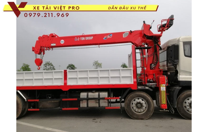 Đánh giá Xe tải Dongfeng 4 chân gắn cẩu Atom 12 tấn sẽ như thế nào???