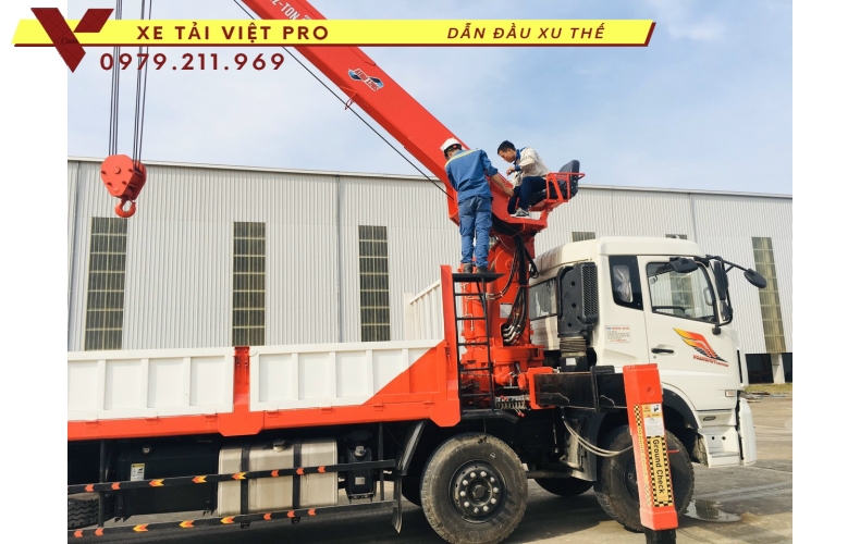 Đánh giá Xe tải Dongfeng 4 chân gắn cẩu Atom 12 tấn sẽ như thế nào???