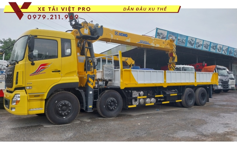 Xe tải Dongfeng 4c gắn cẩu XCMG 16 tấn, Tổng quan và đánh giá chi tiết