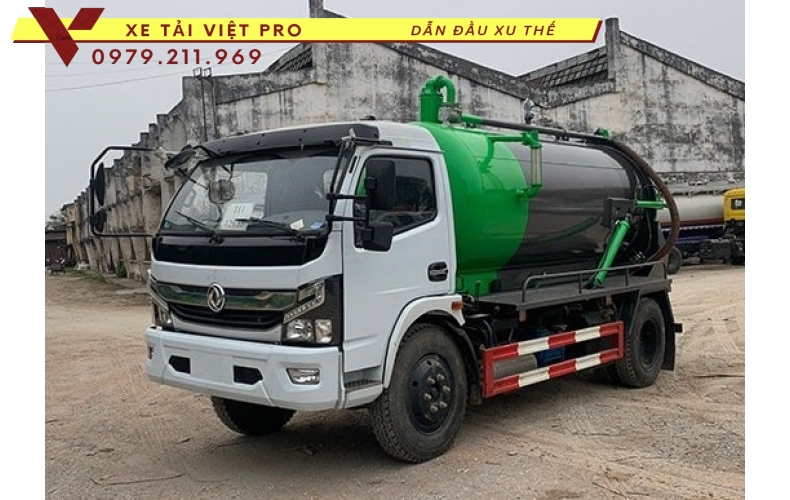 Báo giá xe Dongfeng D7 hút bùn mới nhất hiện nay