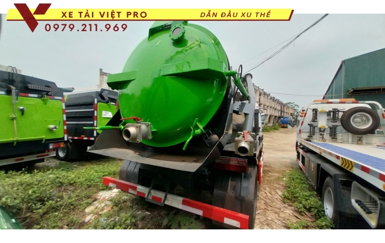 Báo giá xe Dongfeng D7 hút bùn mới nhất hiện nay