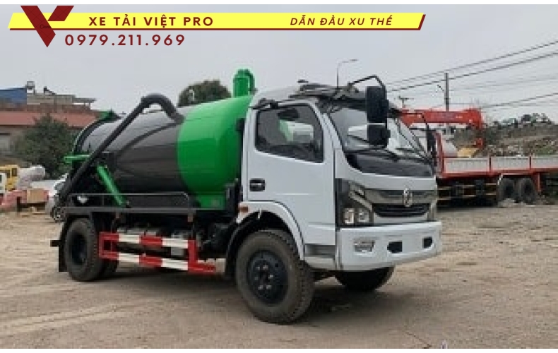 Báo giá xe Dongfeng D7 hút bùn mới nhất hiện nay