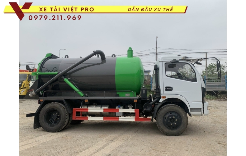 Báo giá xe Dongfeng D7 hút bùn mới nhất hiện nay