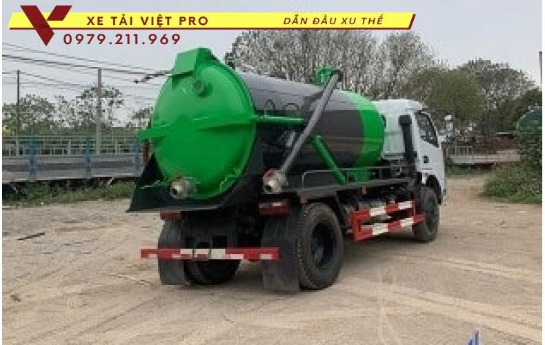 Báo giá xe Dongfeng D7 hút bùn mới nhất hiện nay