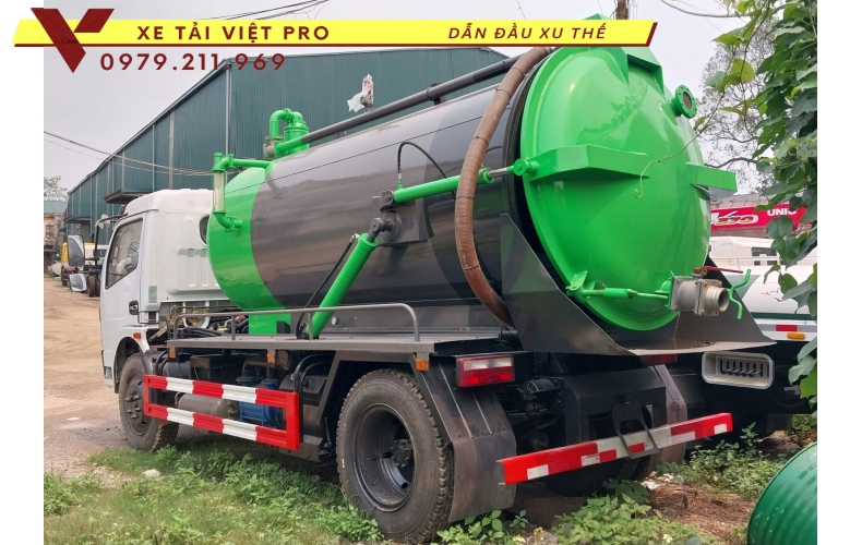 Báo giá xe Dongfeng D7 hút bùn mới nhất hiện nay