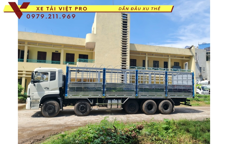 Cập nhật mới nhất giá Xe tải Dongfeng 4 chân thùng mui bạt